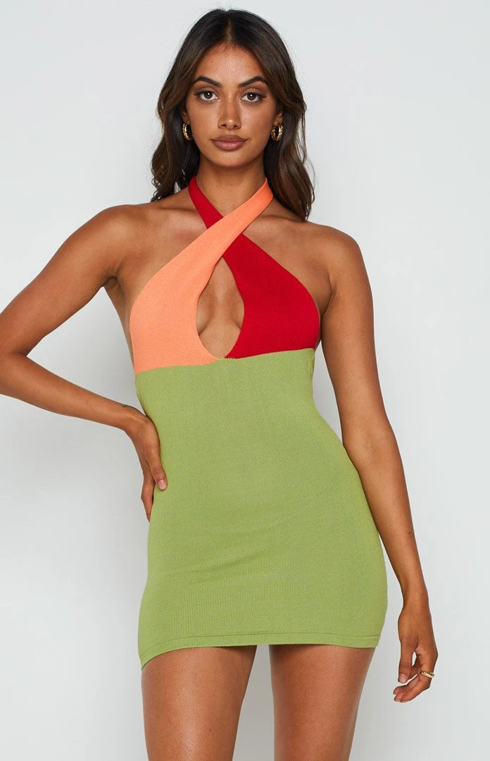 BB Exclusive Regan Green Halter Mini Dress Dresses 4 BB Exclusive Regan Green Halter Mini Dress Dresses