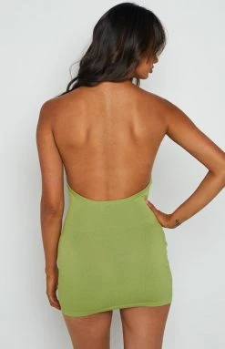 BB Exclusive Regan Green Halter Mini Dress Dresses 13 BB Exclusive Regan Green Halter Mini Dress Dresses