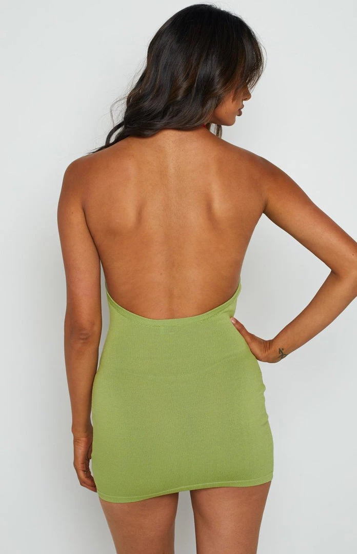 BB Exclusive Regan Green Halter Mini Dress Dresses 6 BB Exclusive Regan Green Halter Mini Dress Dresses