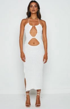 BB Exclusive Renata White Cut Out Dress