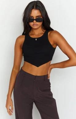 Beginning Boutique Restoration Black Tank Top