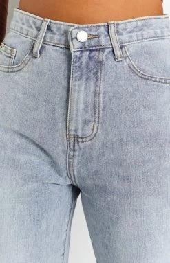 Beginning Boutique Rexha Wide Leg Jeans Blue