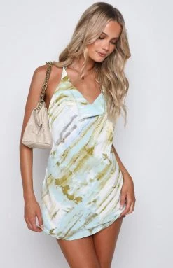 Beginning Boutique Rizzy Blue Mini Dress