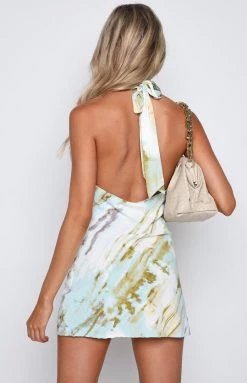 Beginning Boutique Rizzy Blue Mini Dress