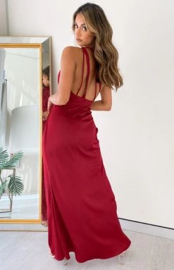 BB Exclusive Romance Formal Dress Rust Dresses