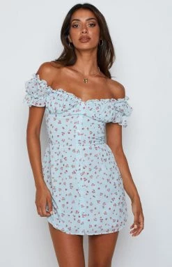Beginning Boutique Dresses Romy Dress Blue Floral