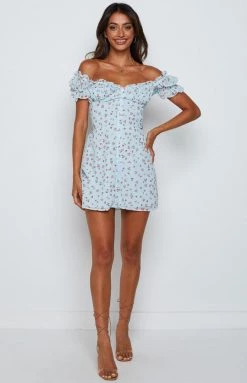 Beginning Boutique Dresses Romy Dress Blue Floral