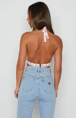 BB Exclusive Rosa White Floral Crop Top Tops 13 BB Exclusive Rosa White Floral Crop Top Tops