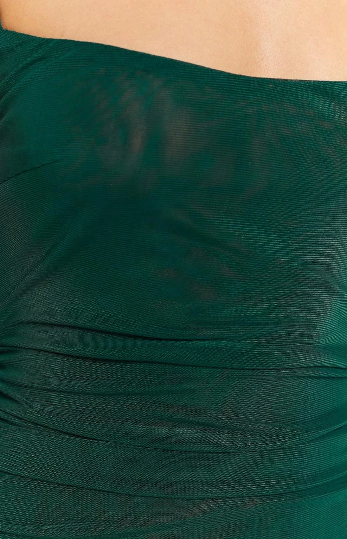 BB Exclusive Ruth Green Mini Dress New 6 BB Exclusive Ruth Green Mini Dress New