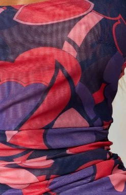 BB Exclusive Ruth Multi Print Mini Dress Dresses