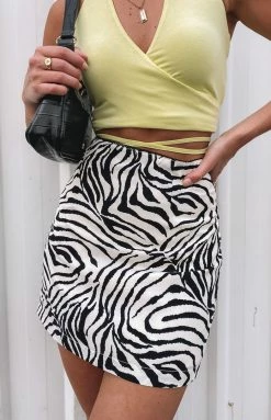 BB Exclusive Saturn Mini Skirt Zebra
