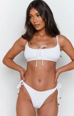 9.0 Swim Seacoast Bikini Bottoms White