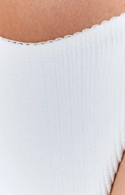 9.0 Swim Seacoast Bikini Bottoms White