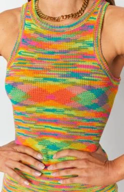 Beginning Boutique Selcouth Tank Dress Rainbow Dresses