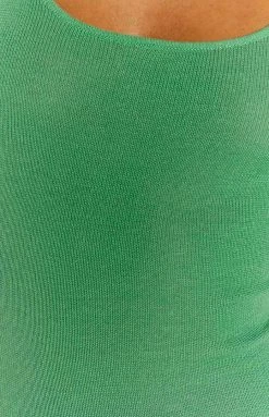 Dresses SNDYS April Green Rib Maxi Dress