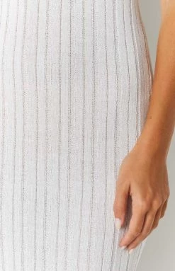 Dresses SNDYS Baha Ribbed Dress White