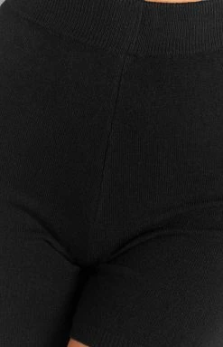 SNDYS Seeker Black Knit Bike Pants