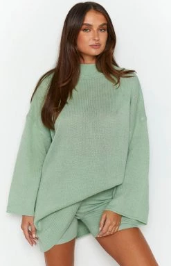 Tops SNDYS Seeker Sage Knit Top
