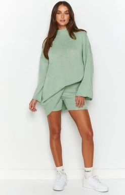 Tops SNDYS Seeker Sage Knit Top