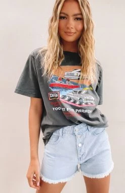 Thrills Speedsters Merch Tee - Merch Black Tops 13 Thrills Speedsters Merch Tee - Merch Black Tops