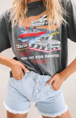 Thrills Speedsters Merch Tee - Merch Black Tops