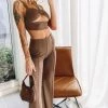 Beginning Boutique Bottoms Sriya Wide Leg Pants Latte