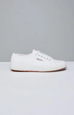Superga 2750 COTU Classic Canvas Sneaker White Back In Stock