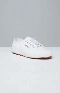 Superga 2750 COTU Classic Canvas Sneaker White Back In Stock