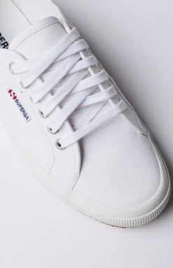 Superga 2750 COTU Classic Canvas Sneaker White Back In Stock
