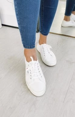 Superga 2750 COTU Classic Canvas Sneaker White Back In Stock