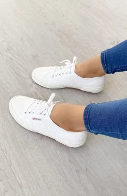 Superga 2750 COTU Classic Canvas Sneaker White Back In Stock