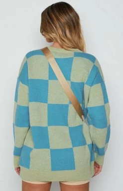 BB Exclusive Sabrina Blue Check Jumper