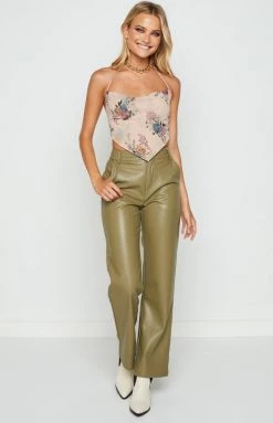 BB Exclusive Sabrina Floral Crop Top