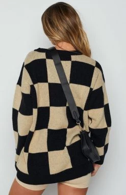 BB Exclusive Outerwear Sabrina Tan Check Jumper