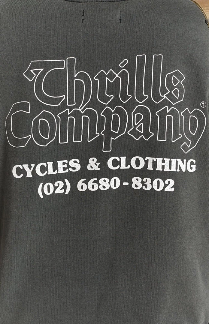 Thrills Sacred Merch Crop LS Tee - Merch Black Tops 9 Thrills Sacred Merch Crop LS Tee - Merch Black Tops