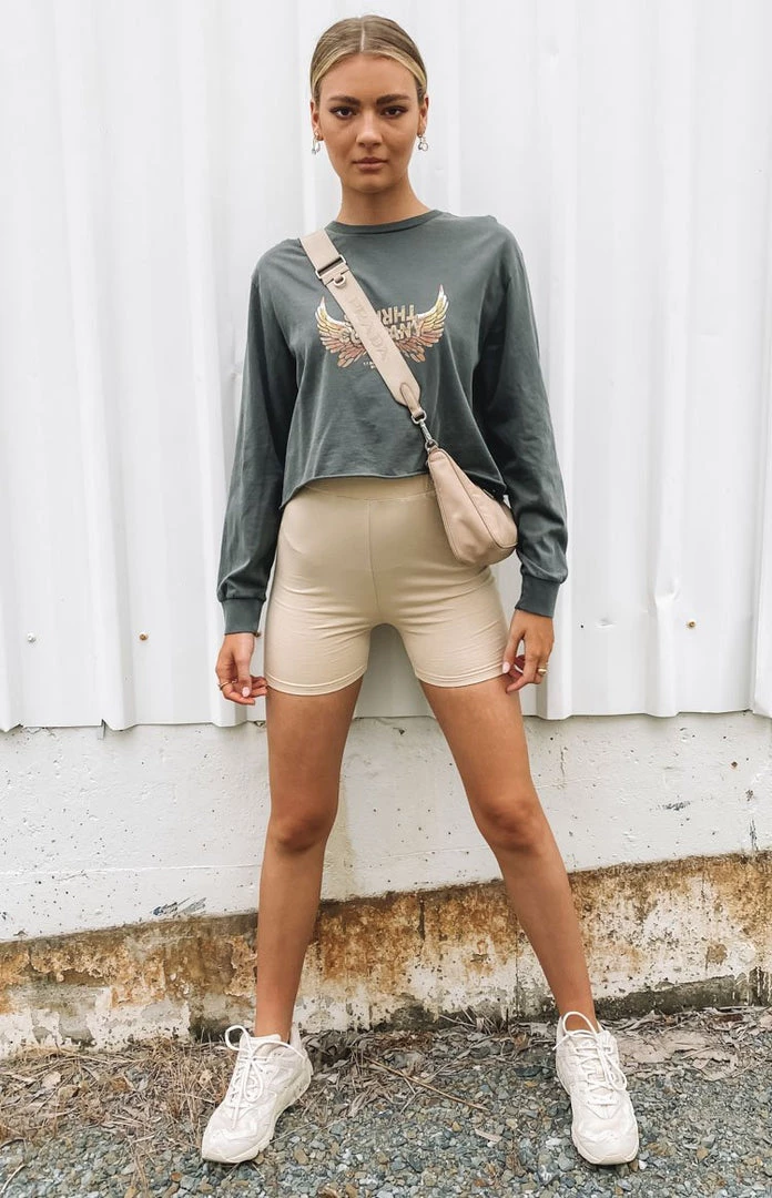 Thrills Sacred Merch Crop LS Tee - Merch Black Tops 3 Thrills Sacred Merch Crop LS Tee - Merch Black Tops