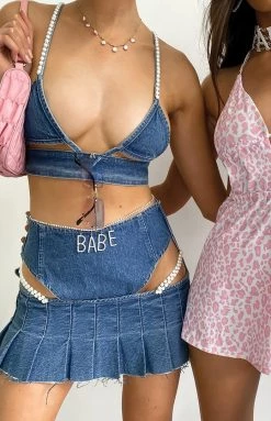 BB Exclusive Sahara Pearl Bra Denim