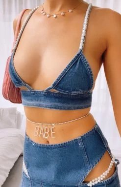 BB Exclusive Sahara Pearl Bra Denim