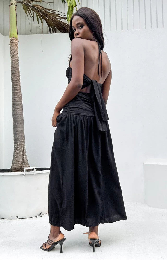 Beginning Boutique Dresses Sammie Black Cut Out Maxi Dress 8 Beginning Boutique Dresses Sammie Black Cut Out Maxi Dress