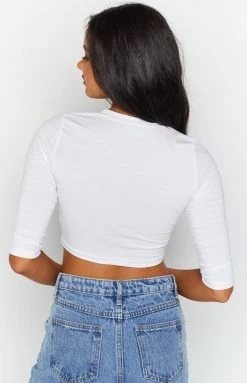 BB Exclusive Sandra White Graphic Tee New 12 BB Exclusive Sandra White Graphic Tee New