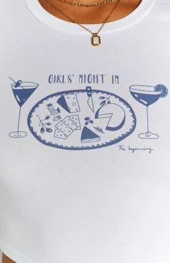 BB Exclusive Sandra White Graphic Tee New 14 BB Exclusive Sandra White Graphic Tee New