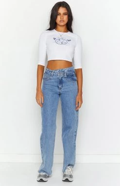 BB Exclusive Sandra White Graphic Tee New 13 BB Exclusive Sandra White Graphic Tee New