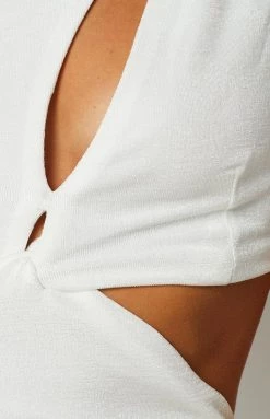 BB Exclusive Sandy White Mini Dress