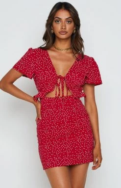 BB Exclusive Santorini Nights Dress Red Spot 9 BB Exclusive Santorini Nights Dress Red Spot