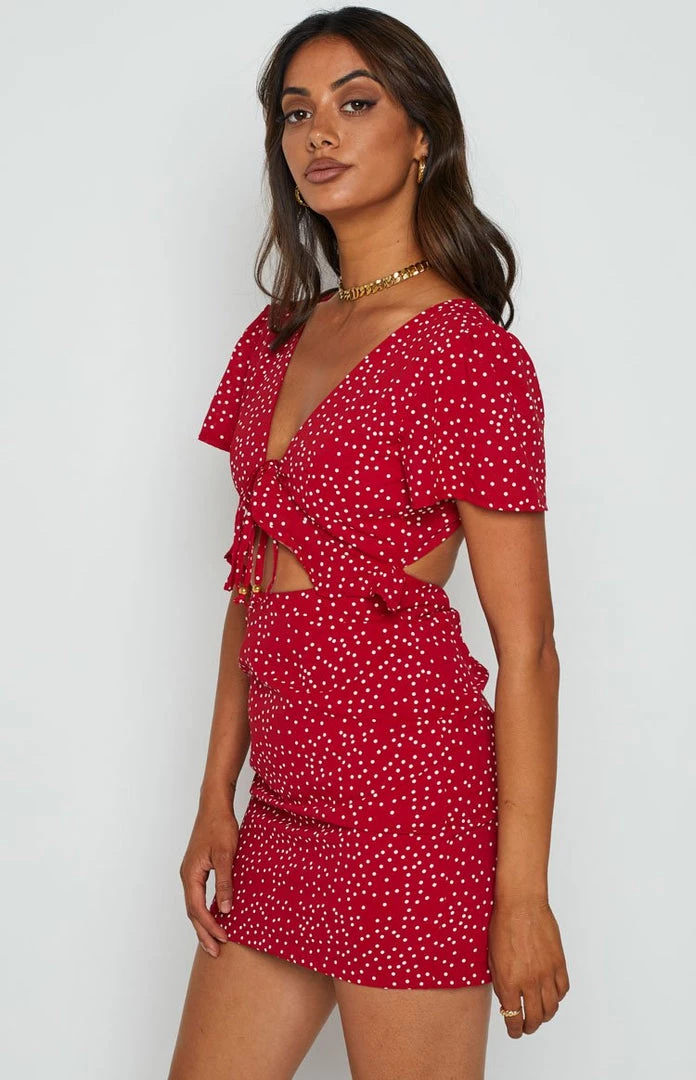 BB Exclusive Santorini Nights Dress Red Spot 4 BB Exclusive Santorini Nights Dress Red Spot