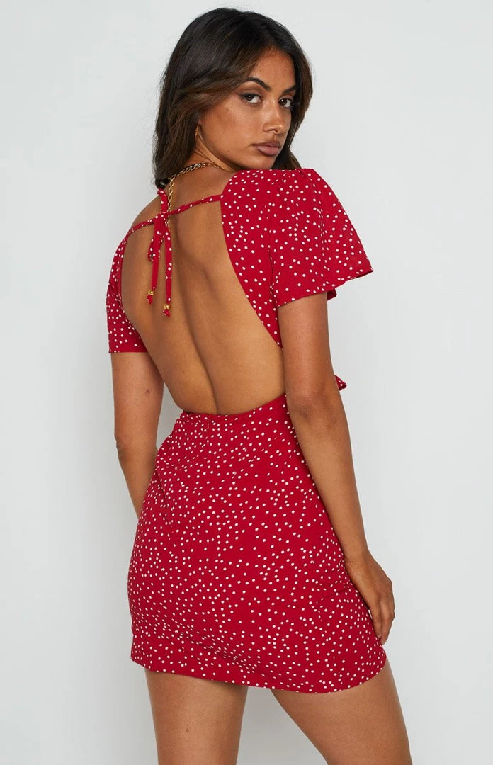 BB Exclusive Santorini Nights Dress Red Spot 5 BB Exclusive Santorini Nights Dress Red Spot