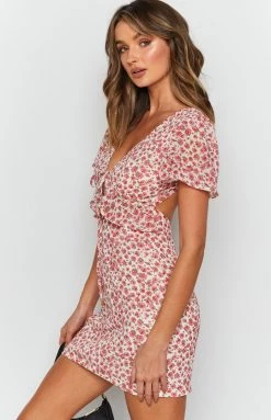 BB Exclusive Santorini Nights Dress White Floral Dresses