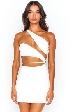 BB Exclusive Dresses Santorini White Mini Dress