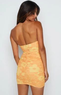 BB Exclusive Dresses Sashay Away Orange Floral Mini Dress 11 BB Exclusive Dresses Sashay Away Orange Floral Mini Dress