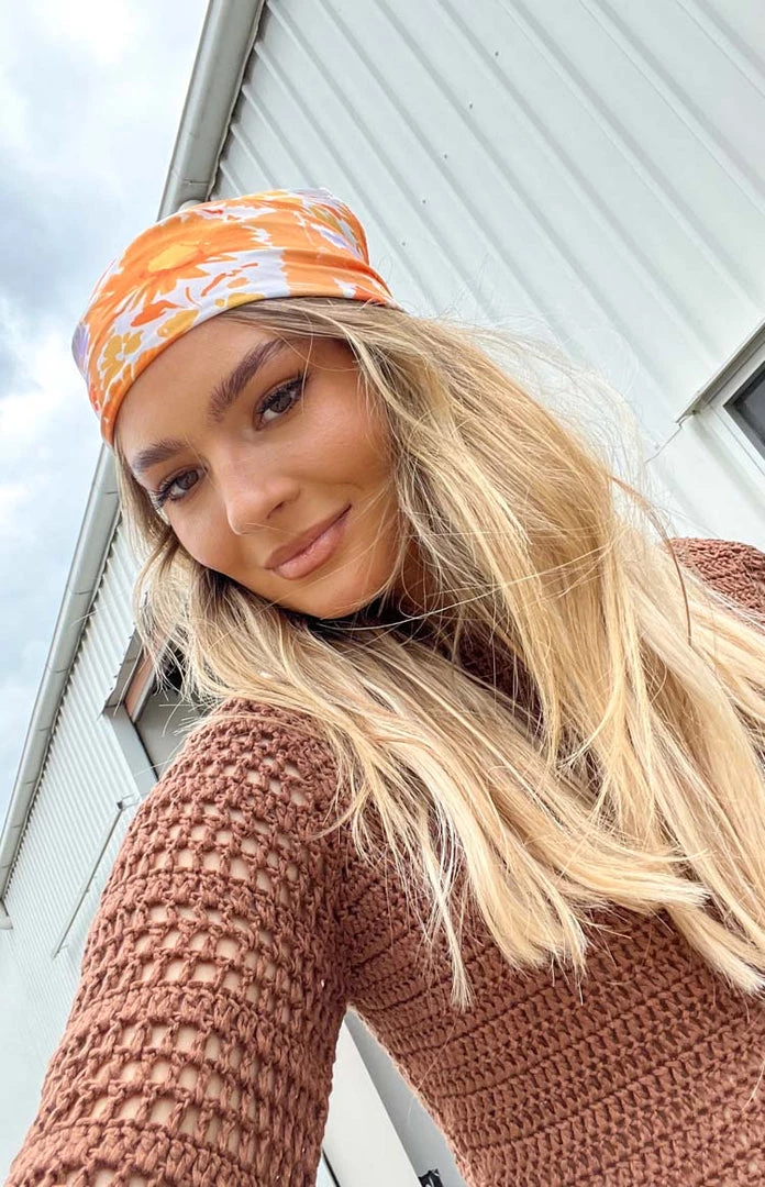 Eclat Satin Floral Headscarf 9 Eclat Satin Floral Headscarf